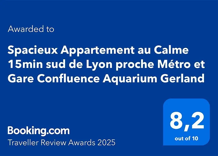 Spacieux Appartement Au Calme 15Min Sud De Lyon Proche Metro Et Gare Confluence Aquarium Gerland